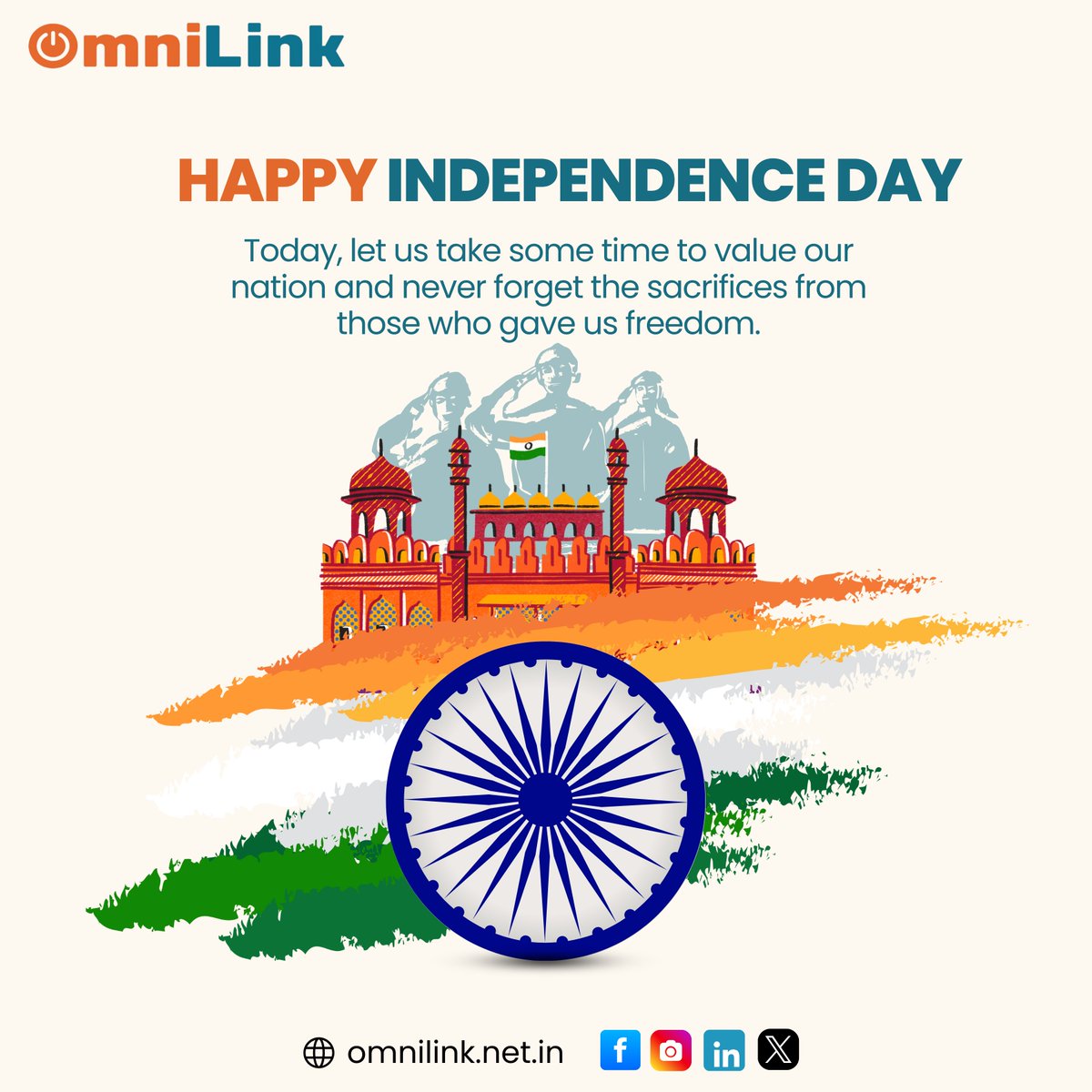 🇮🇳 Celebrating the spirit of freedom, unity &amp; innovation!
Let’s keep building a stronger, self-reliant India. 💪✨
Jai Hind!
#IndependenceDay #India #Freedom #ProudIndian