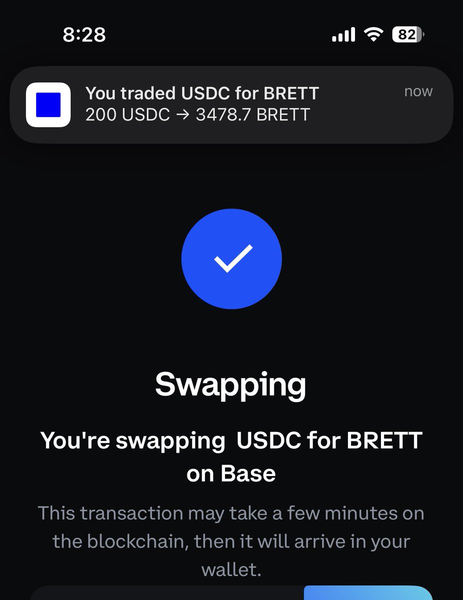 Buying the $BRETT dip!  My journey to 100K of $BRETT continues!  🗺️