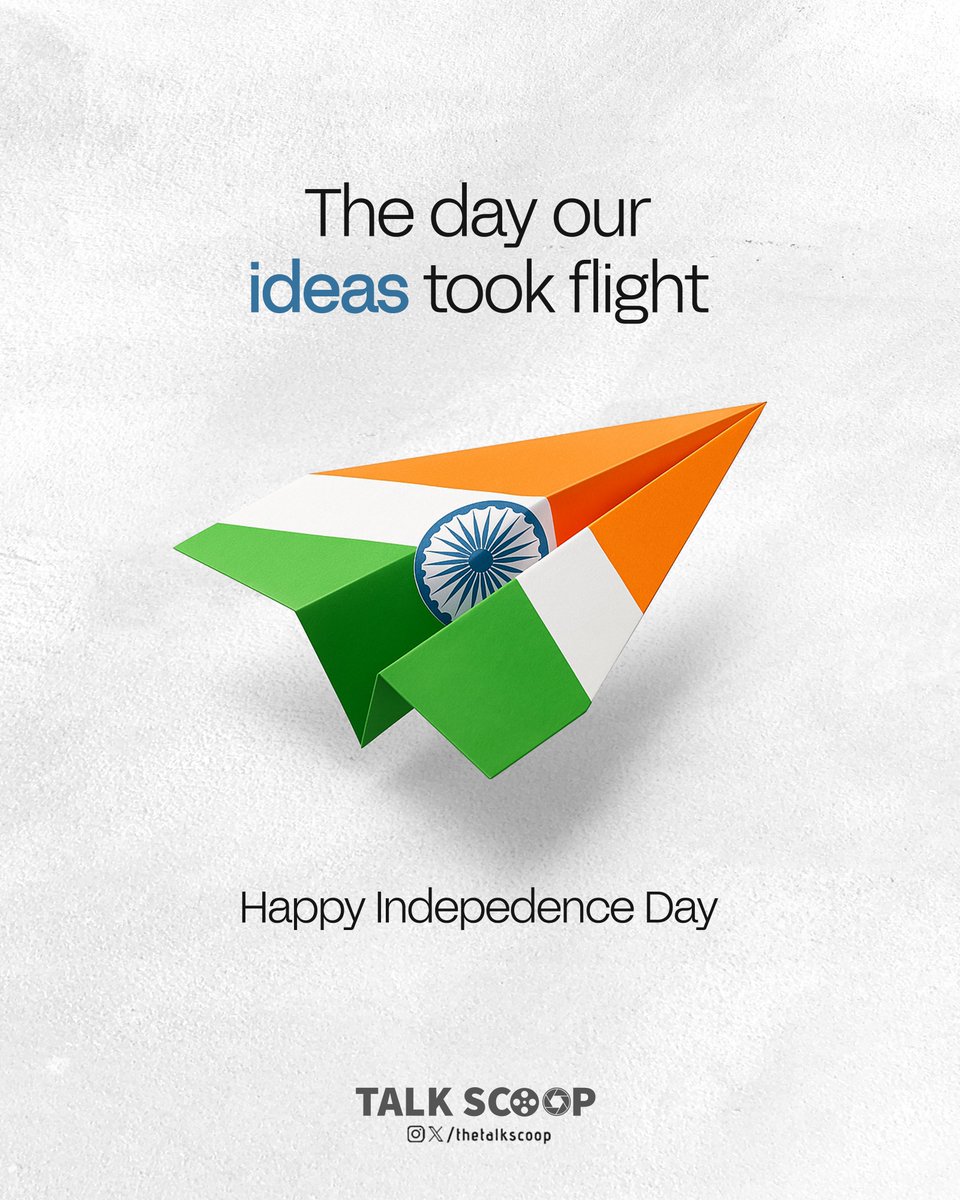 thetalkscoop's tweet photo. Proud to be an Indian, today and always 🫡🇮🇳  #HappyIndependenceDay https://t.co/uxTzATgo5O