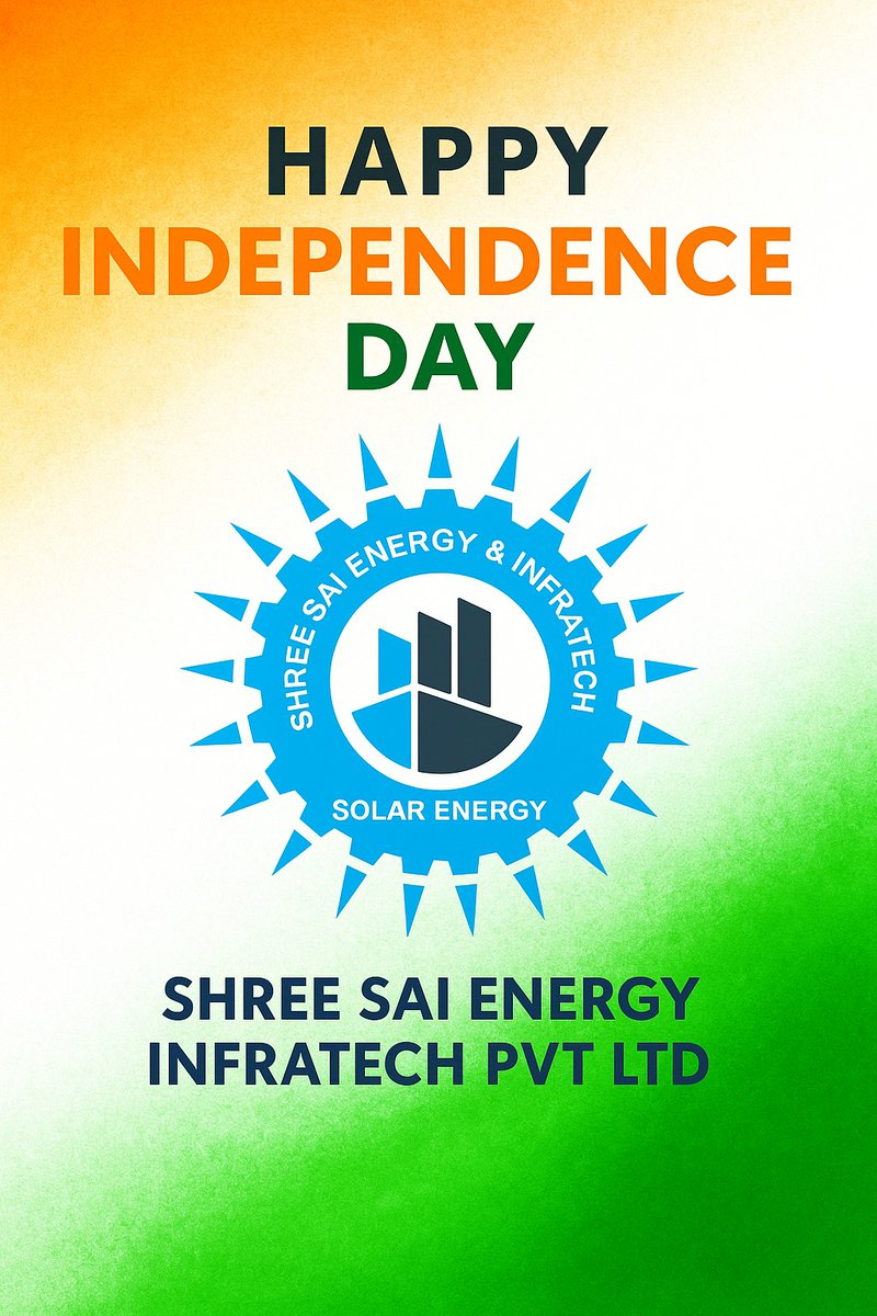 SaiEnergy's tweet photo. **Jai Hind! Jai Solar!** 🌞⚡  

#ShreeSaiEnergy #SolarPower #RenewableEnergy #CleanEnergyRevolution #SustainableIndia https://t.co/EDU12Xz1oM
