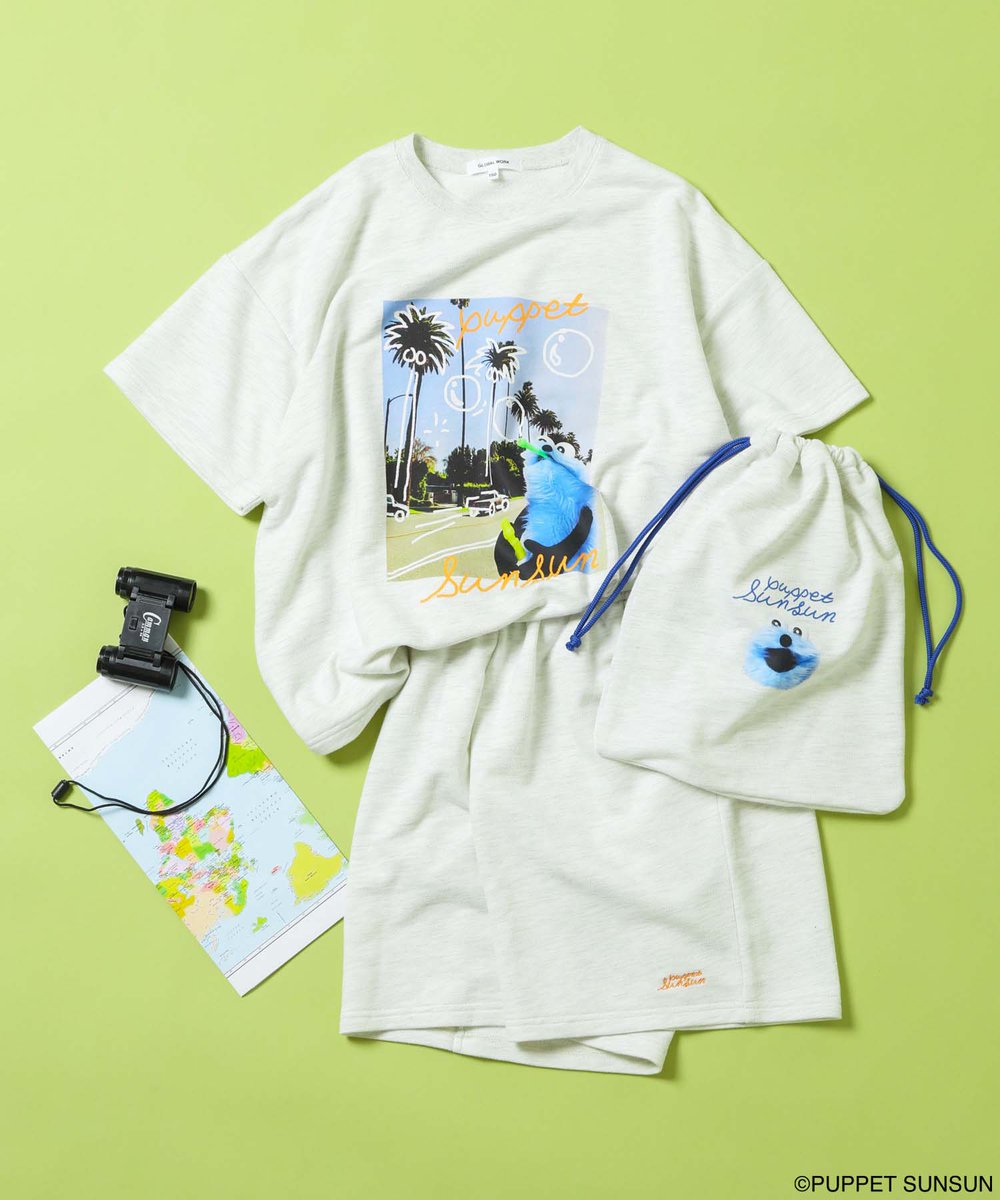 パペットスンスン　Tシャツ　グッズセット 🌟コラボ🌟 『#パペットスンスン × GLOBAL WORK KIDS』 “旅”がテーマの