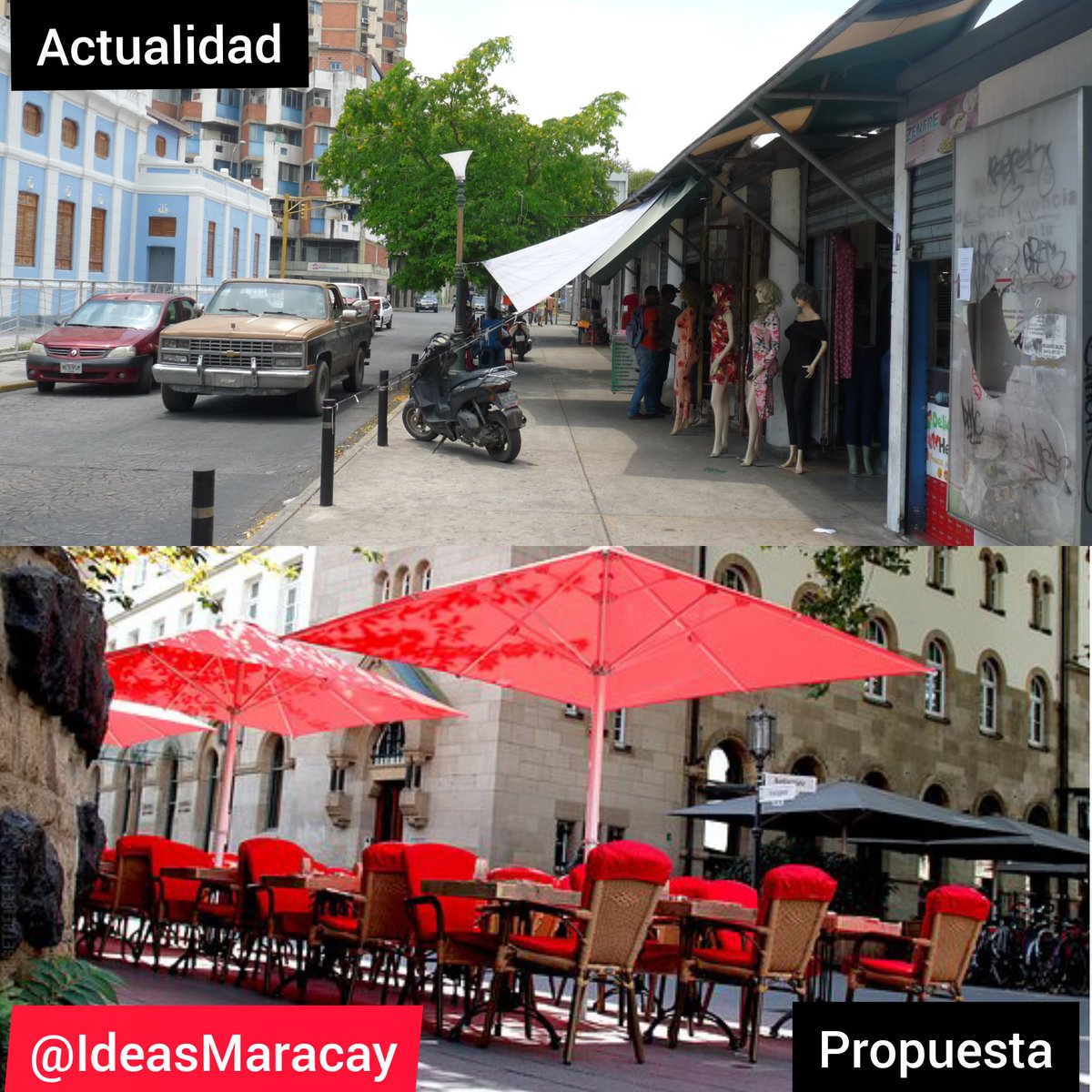 Necesitamos más cafés en calles comunes del centro...
Más estética y menos ranchos...