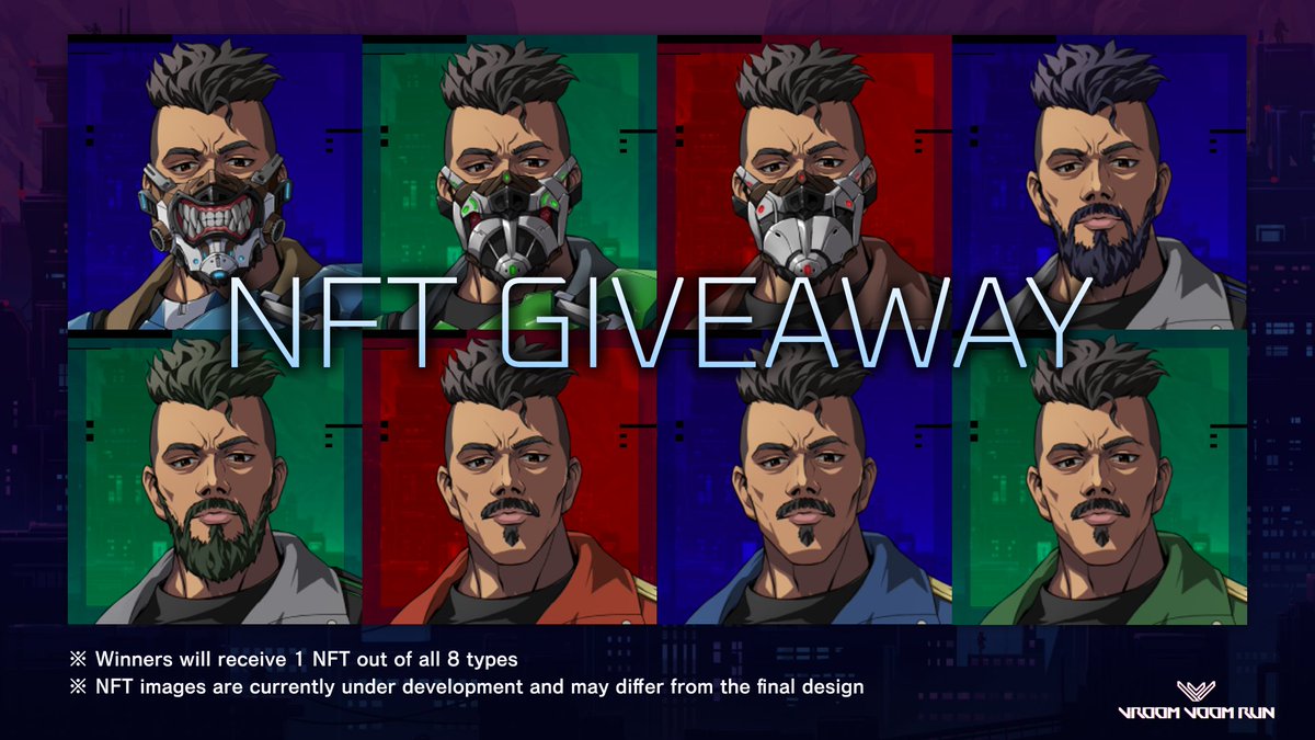 🎁 Giveaway【Part 5】🎁

Total of 8 Bruce NFTs will be given away!

▼ Conditions
✅Follow
<a href="/vvr_JP/">【公式】Vroom Voom Run</a>
<a href="/vvr_GL/">Vroom Voom Run</a>
✅RP&amp;❤️

⏰UNTIL 8/21 11:59(UTC+9)

#VroomVoomRun