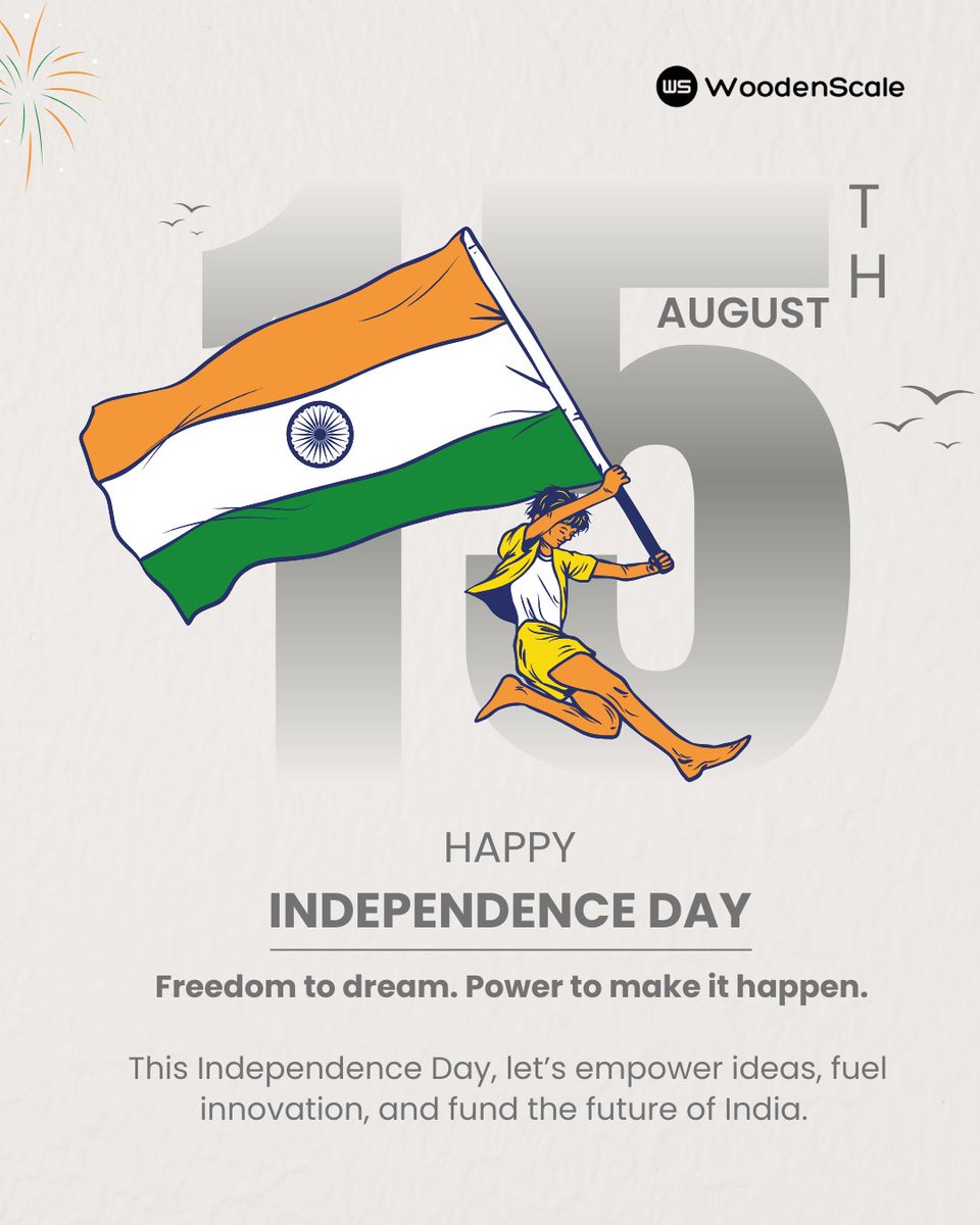 WoodenscaleAI's tweet photo. From freedom fighters to future makers - India's spirit knows no limits! 🇮🇳 #independenceday

Wishing everyone a happy Independence Day!

.
.
.
.
#india #startup #founders https://t.co/bgBpAtvc5v