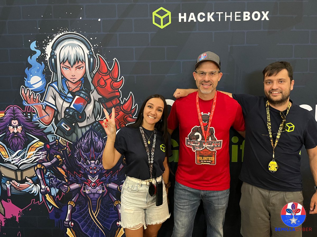 Gracias a Stella y Oretis de <a href="/hackthebox/">Jamie</a> por su apoyo a la comunidad de ciberseguridad. Un placer conocerlos en persona en #DEFCON. ¡Vamos por más colaboraciones y crecimiento juntos! 💪🔐