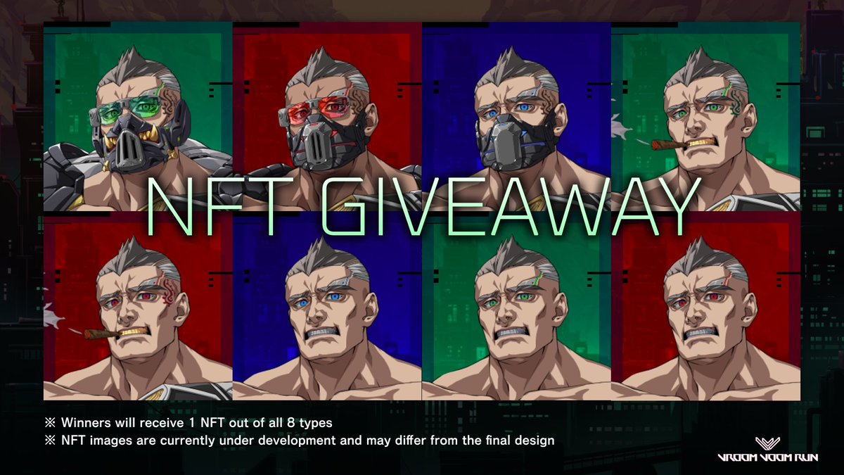 🎁 Giveaway【Part 3】🎁

Total of 8 Tim NFTs will be given away!

▼ Conditions
✅Follow
<a href="/vvr_JP/">【公式】Vroom Voom Run</a>
<a href="/vvr_GL/">Vroom Voom Run</a>
✅RP&amp;❤️

⏰UNTIL 8/21 11:59(UTC+9)

#VroomVoomRun