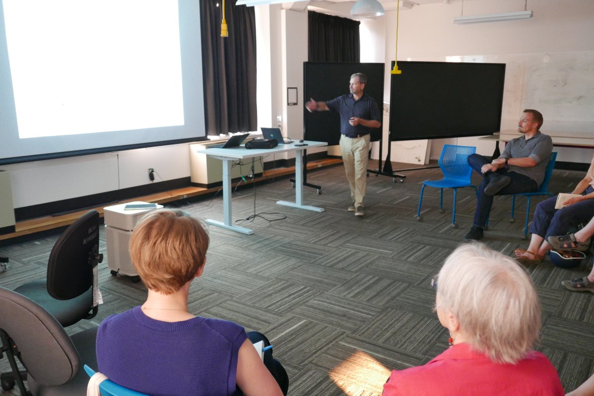 OCADU Graduate Programs: A talk on Interconnected Interventions + Systemic Resilience by #MartinJBunch for #SystemsThinking Ontario. Outlined variety of approaches to resilience, focus on ecological resilience (panarchy) + community resilience ( poverty trap to escape). (Toronto)
