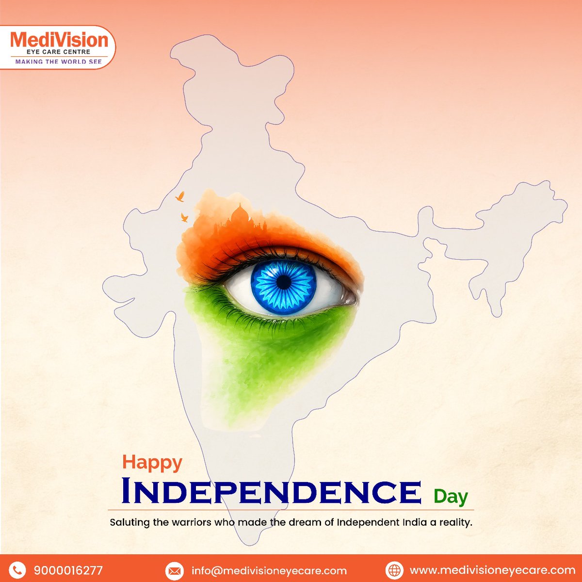 miabebeoyqs1's tweet photo. Happy Independence Day!

📞 9000016277 | 🌐 https://t.co/HiW06xDsI1

#HappyIndependenceDay #IndiaAt78 #ProudToBeIndian #MediVisionEyeCare #MakingTheWorldSee #EyeCareWithLove #15August #FreedomWithVision #TricolorSpirit #CelebrateFreedom #EyeCareIndia #VisionForFreedom https://t.co/6VDQ69Vw1F