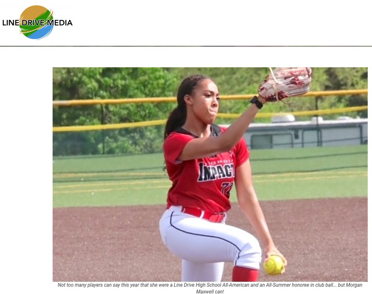 armoreliteoneal's tweet image. Thank you @LineDsoftball for the Player Spotlight on our @MorganMaxwell72  "P/1B Morgan Maxwell… One of the Very Elite Players in the 2027 Class"  #TRUTH #PGFAllAmerican #2wayplayer #elitetalent #elitemindset #dominate #MoMakesAnImpact