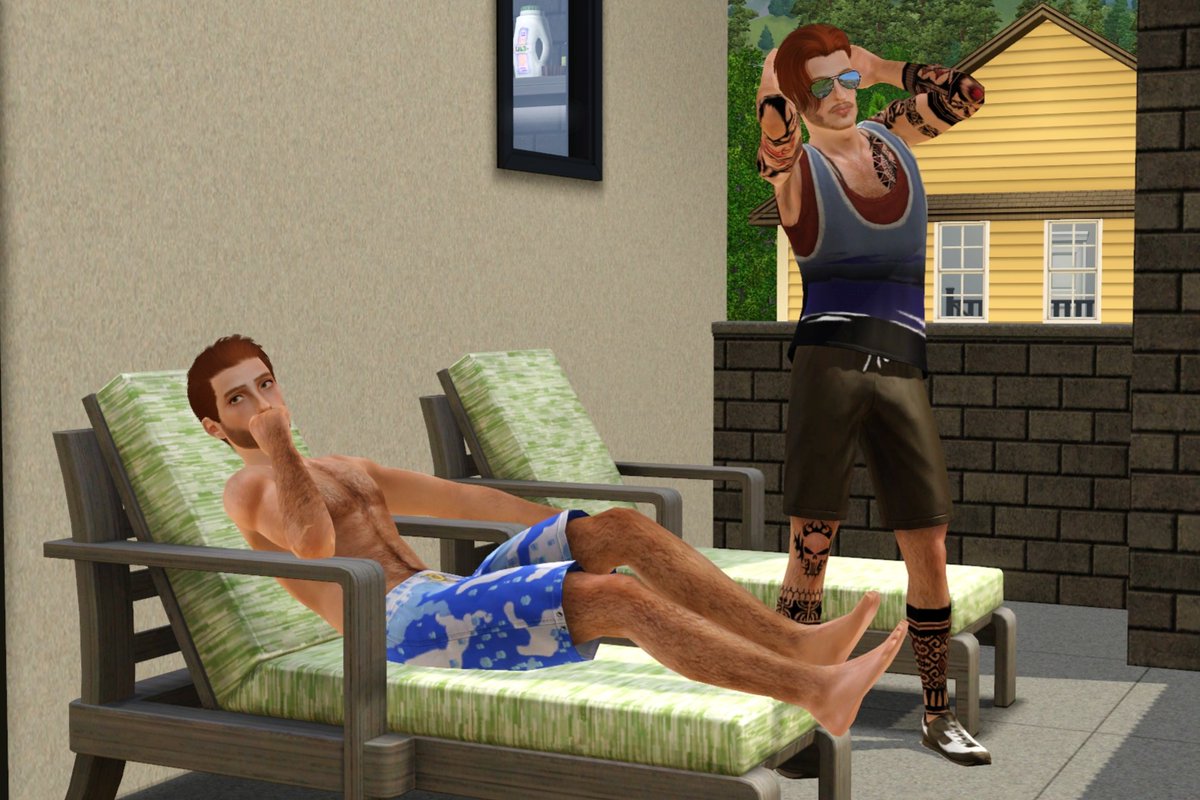 simmer_ari's tweet photo. Oh yes... the Frio brothers are with everything! Jared is a party-goer who has chaos in his life while Connor is a golden retriever guy who hopes to magically bump into the boy of his dreams, who really has his head in the clouds? #TS3 #SunsetValley https://t.co/Eo90LK6Q6H
