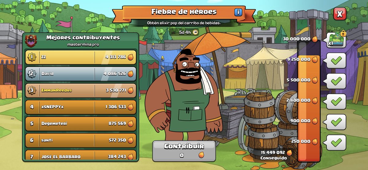 EmmanReedus's tweet photo. Player Tag: #208VRGRJ
#HeroRush 
#ClashOfClans 
#ClashARama 
I wanna win! https://t.co/3At9361BkV