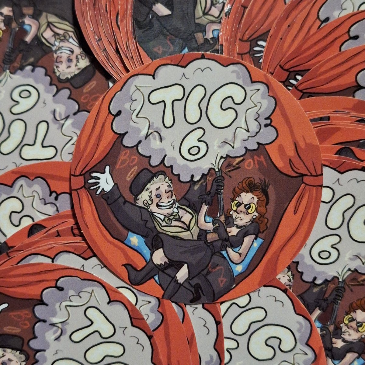 TIC 6 IS TODAY!
If you're also going in person, come find me for a sticker!