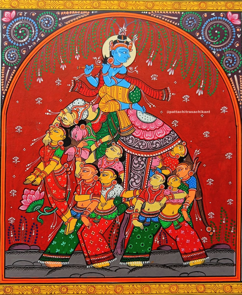 ISachikant's tweet photo. 🌟✨Happy Independence Day✨⭐️
🌟✨Happy Janmashtami  ✨⭐️

Bring this beautiful masterpiece for you beautiful home on this auspicious occasion .
#HappyIndependenceDay #HappyIndependenceDay2025 #HappyJanmashtami #pattachitrapainting #buyartonline #buypaintings #ArtistOnX #art https://t.co/Ru7mxP4Z8Z