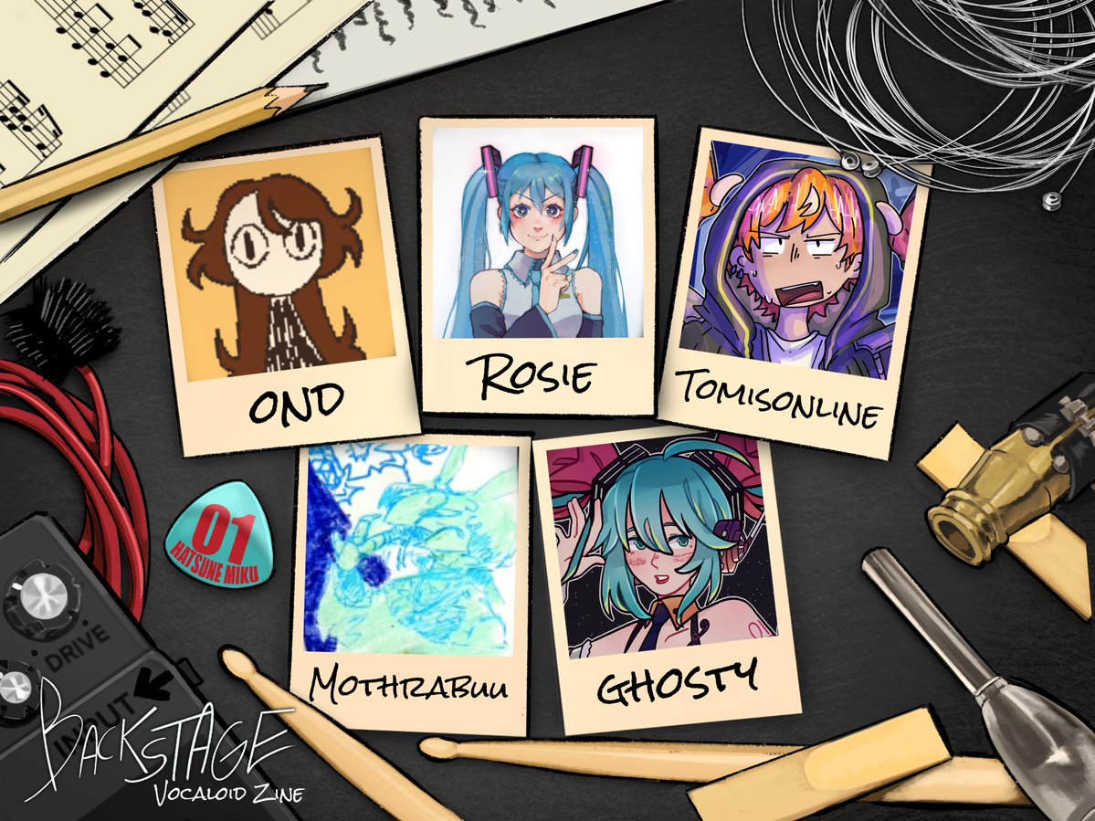 Backstage - VOCALOID zine (@backstage_zine) on Twitter photo Weโd like to introduce more of our artists!
Here we have ond @/ondddd (bsky), Rosie <a href="/rosetintedart_/">rosie ๐</a> , Tomisonline @/tom-is-online (tumblr), Mothrabuu @/mothrabuu (inta & bsky) & ghosty <a href="/paranoid_ghosts/">ghosty ๐ผ</a>
Remember to check out their work! Weโd like to introduce more of our artists!
Here we have ond @/ondddd (bsky), Rosie <a href="/rosetintedart_/">rosie ๐</a> , Tomisonline @/tom-is-online (tumblr), Mothrabuu @/mothrabuu (inta & bsky) & ghosty <a href="/paranoid_ghosts/">ghosty ๐ผ</a>
Remember to check out their work!