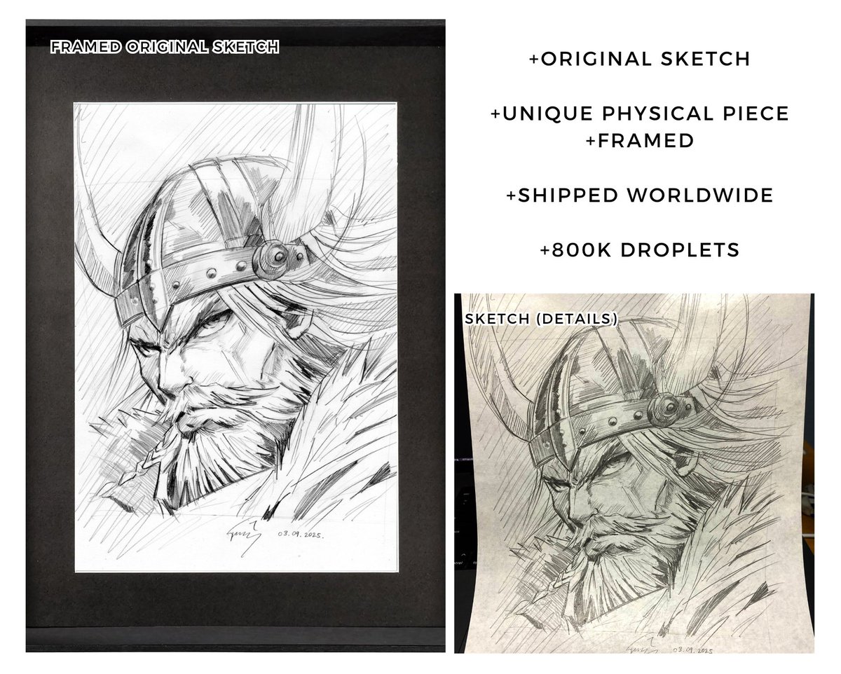 Don't miss it! The original sketch is available to anyone donating on <a href="/drip_haus/">DRiP 💧</a> 800k💧. Piece will be framed of course! And sent to you with Love.

I'm leaving Japan, so I'm trying to travel as light as possible. If anyone is interested in grabbing some of my originals, tell me!