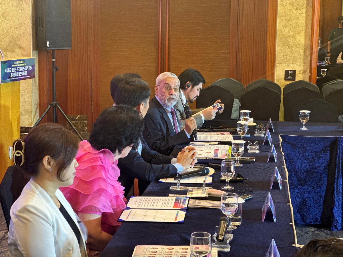 “India y Corea son hermanos. India apoya plenamente el #KoreanDream y la unificación de #Korea.”
— Dr. Markandey Rai, Presidente, Indo-Pacific Peace Forum

#Korea80 #KoreanDream #OneDreamOneKorea #GlobalPeace