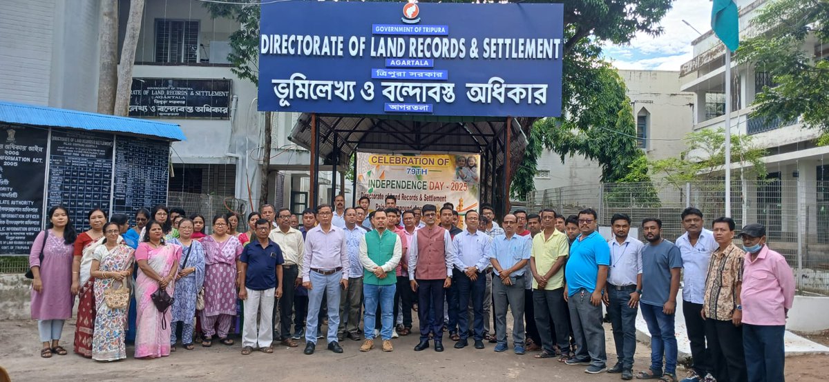 Directorate of Land Records and Settlement,Tripura tweet media