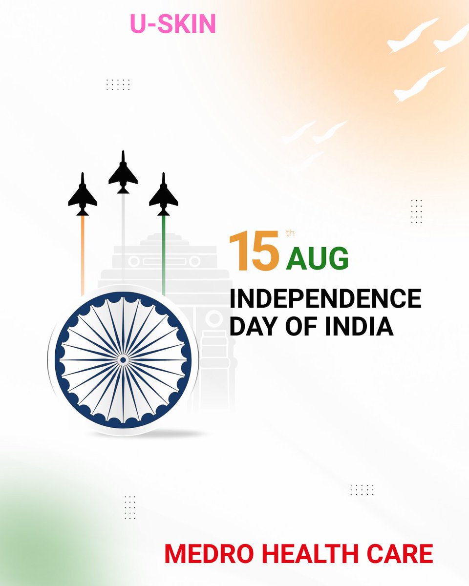 SudhirKumarINC's tweet image. Happy Independence Day! Let&apos;s work together to build a better nation.

#Independence
#India
#Uskin 
#Medrohealthcare