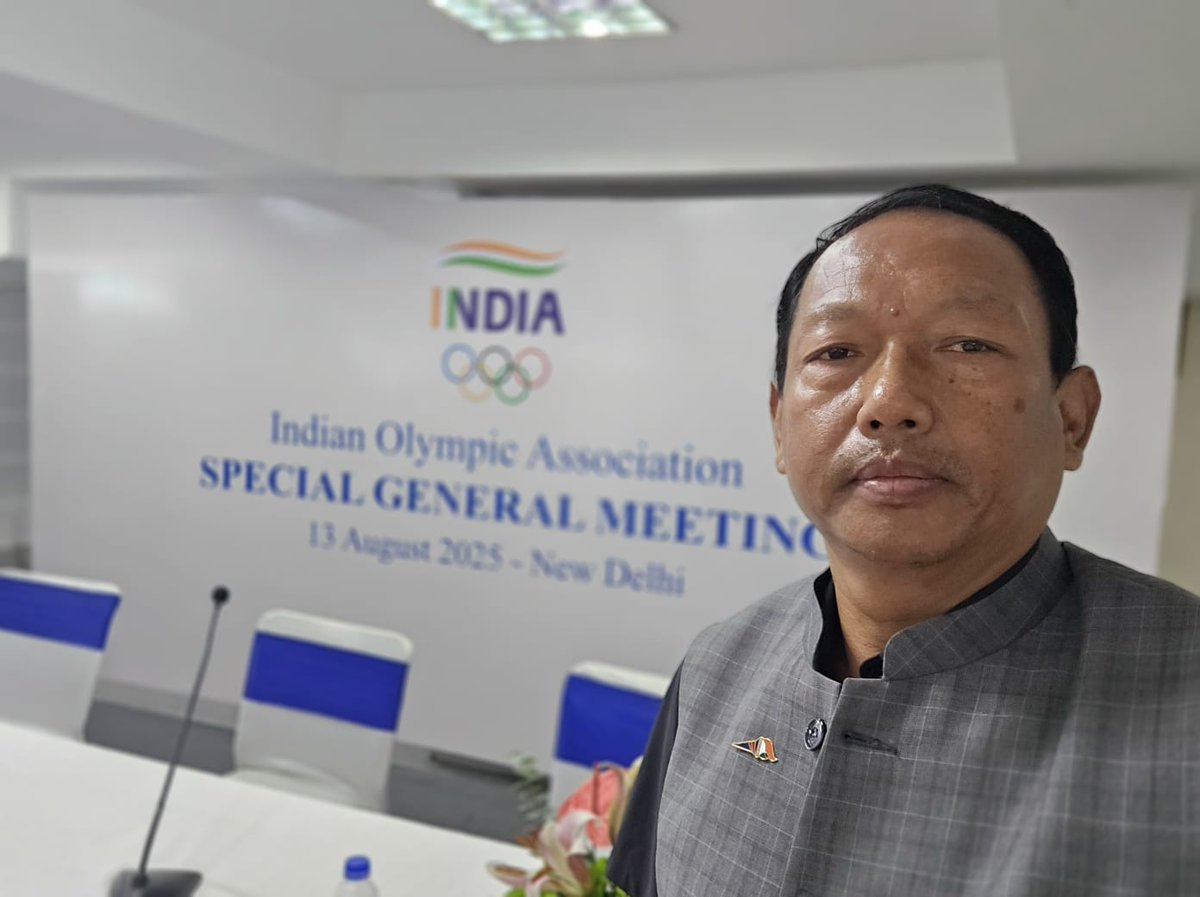 On behalf of the <a href="/NagalandOlympic/">Nagaland Olympic Association</a> , Hon’ble Chairman, NSMDC, GoN, Shri <a href="/AtupuShohe/">Kuputo Shohe(atupu)</a> attended the Indian Olympic Association’s Special General Meeting in Delhi on 13th August, presided over by IOA President Smti. PT Usha <a href="/PTUshaOfficial/">P.T. USHA</a>

<a href="/WeAreTeamIndia/">Team India</a> 
<a href="/abumetha/">abu metha</a> <a href="/MyGovNagaland/">MyGov Nagaland</a>