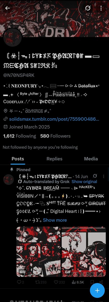 Scarlett.❥

I got a notification they followed me, but I couldn't read they're name.

    And...apperantly they blocked me?