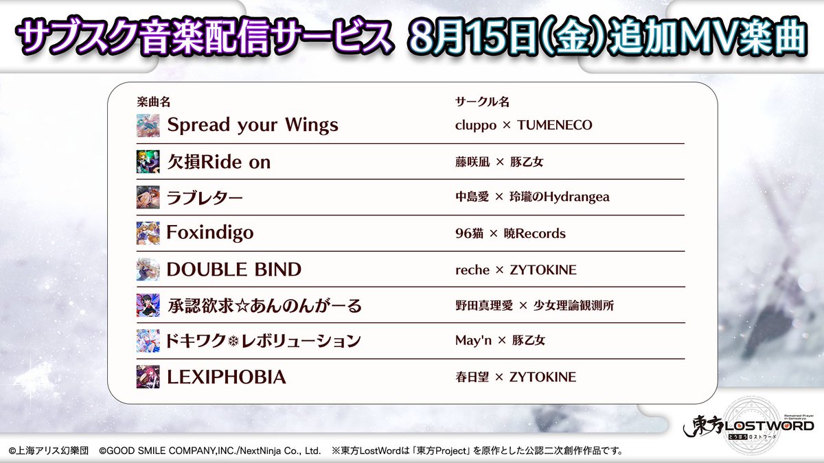 MVプロジェクト情報🎤 🎵デジタル配信中 ＼ 本日 8/15から MV