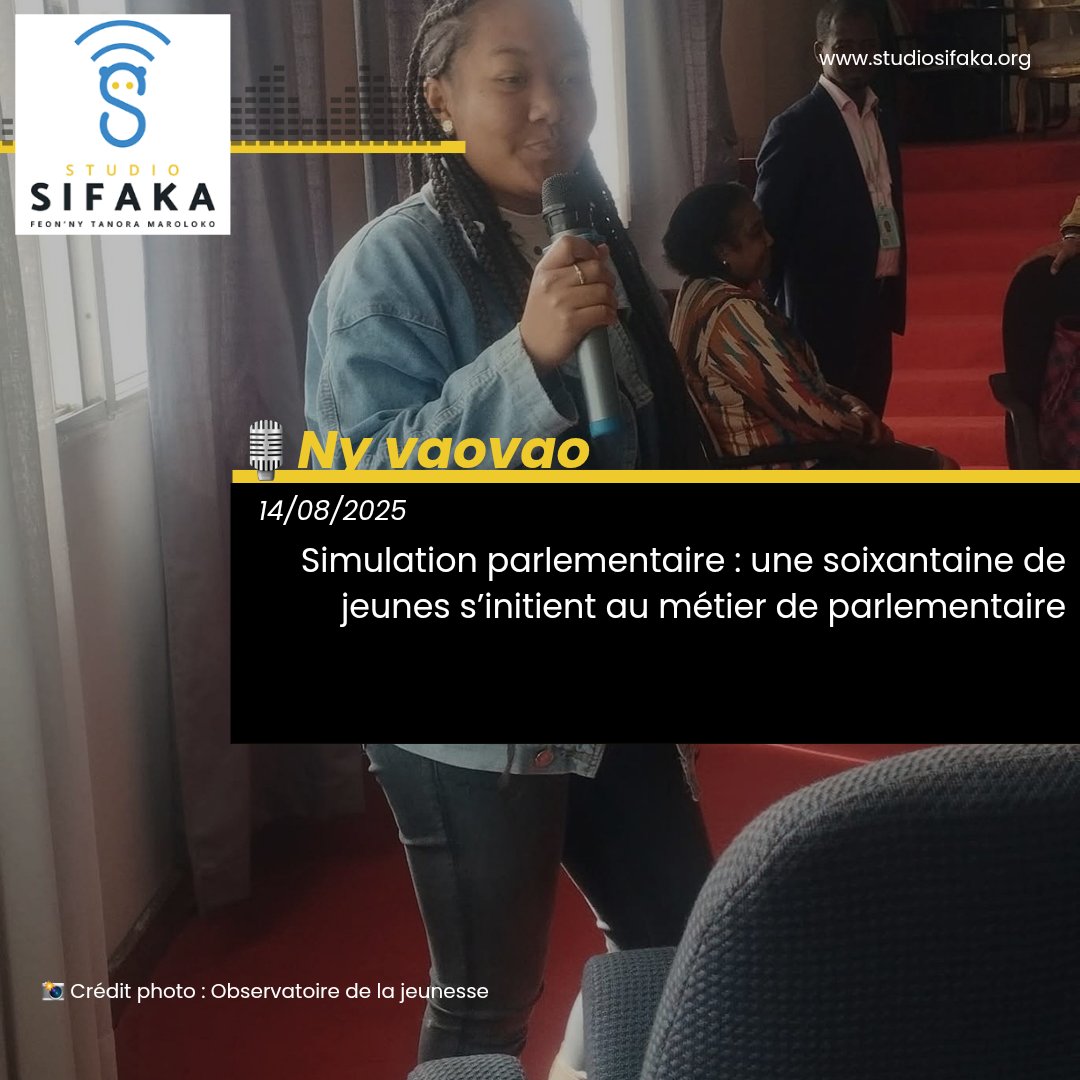 Studio Sifaka - la voix des jeunes à Madagascar tweet media