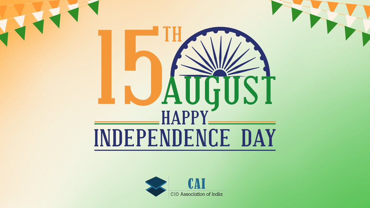 CIOIndia's tweet image. 🇮🇳 Happy 79th Independence Day!
Honouring our nation’s journey and the sacrifices that shaped it. Naya Bharat reflects the vision of a prosperous, secure, self-reliant and inclusive India by 2047.
#IndependenceDay #NayaBharat #IndiaAt79 #JaiHind