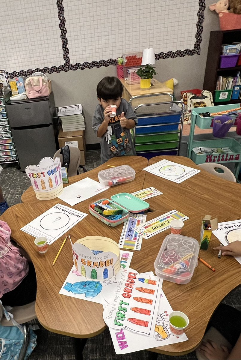 Got our first day jitters away with good ole fashion Jitter Juice. #FielderPride