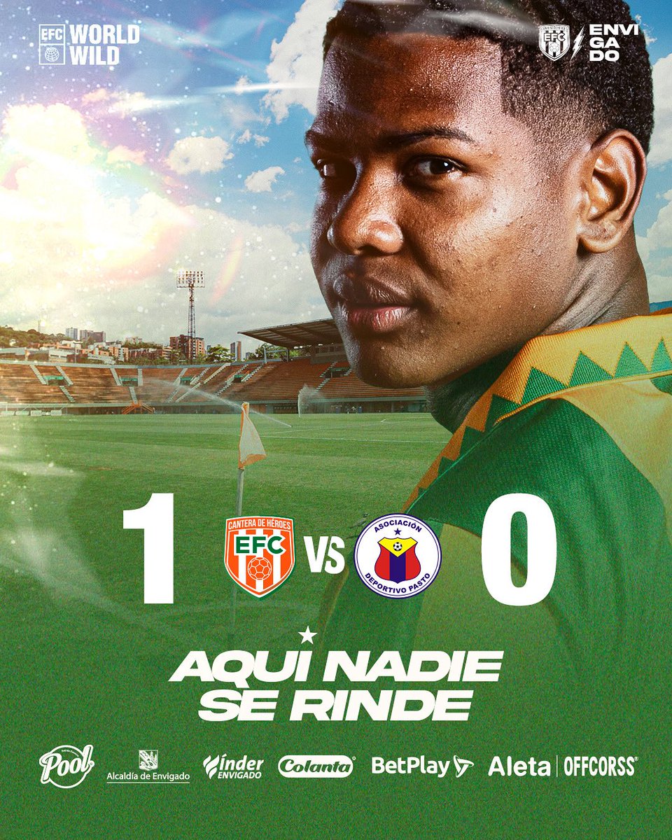 En Pasto, con la garra de nuestra juventud y el corazón de gigantes, Frey Berrio voló alto y, de cabeza, nos dio la victoria.

Porque la calidad de nuestros canteranos no se compara: somos potencia, somos alma, somos la Cantera de Héroes.

Aquí nadie se rinde

🍊 #CanteraDeHéroes