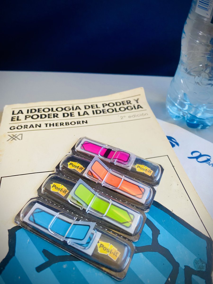 Desde 1980 el profesor Sueco Gören Therborn nos adelantaba una tendencia a usar a la ideología como un aspecto puramente discursivo. 

¿Será que 45 años después estemos viviendo el punto más alto de este planteamiento? 

#ProfesionalizaciónPolítica