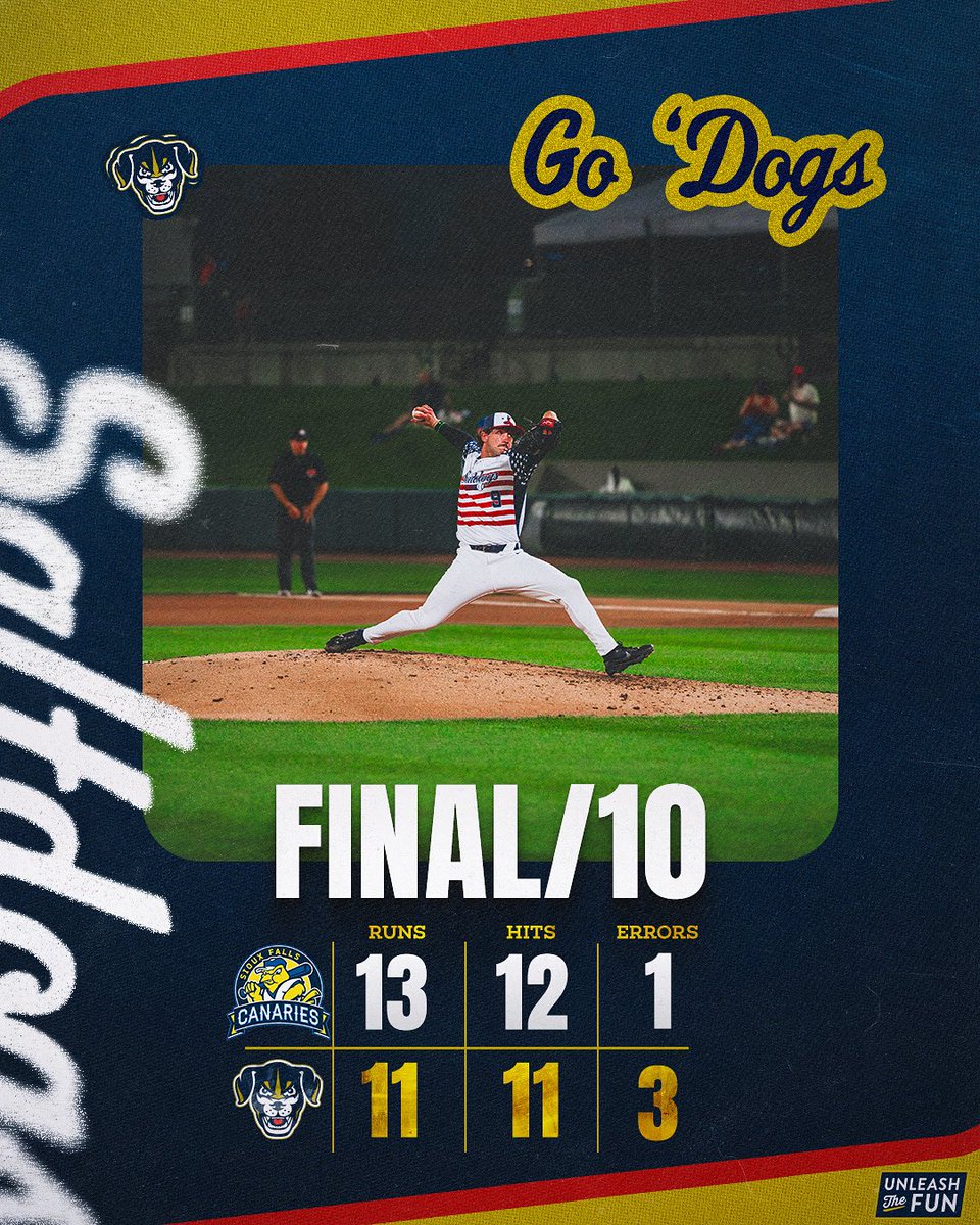saltdogsball's tweet image. Final.

#Saltdogs | #UnleashTheFun