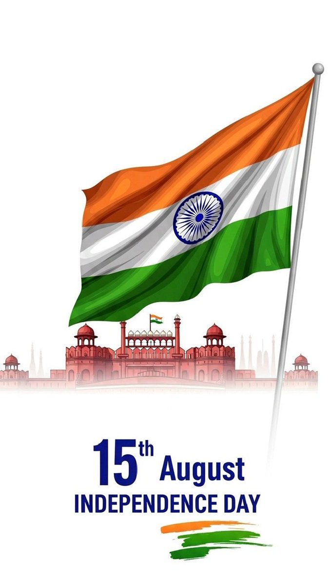 79वें स्वतंत्रता दिवस 🇮🇳
आप सभी देशवासियों को हृदय से हार्दिक बधाई एवं मंगलकामनाएं।

✨ देश की पावन स्वतंत्रता के लिए अपना तन-मन-धन अर्पित करने वाले
महान क्रांतिकारियों, स्वतंत्रता सेनानियों और
अमर शहीदों को कोटि-कोटि नमन।

💚🤍🧡
जय हिन्द | जय भारत | जय संविधान
#IndependenceDay