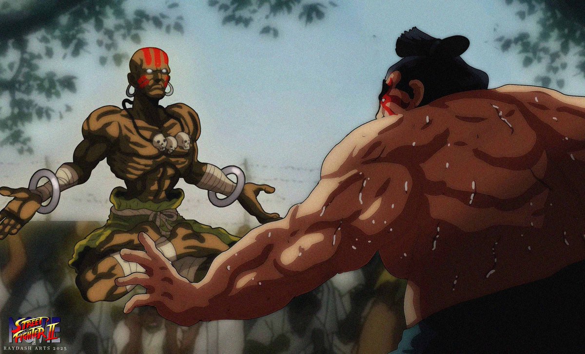 Street fighter II animated movie #Dhalsim vs #Ehonda 