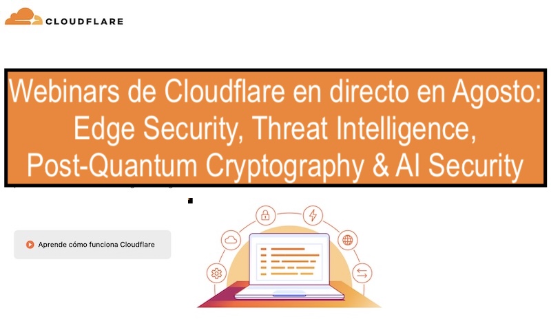El lado del mal - Webinars de Cloudflare en directo en Agosto: Edge Security, Threat Intelligence, Post-Quantum Cryptography &amp; AI Security elladodelmal.com/2025/08/webina… #cloudflare #webinars #AI #Edge #PostQuantumCryptography #ThreatIntel  #InteligenciArtificial