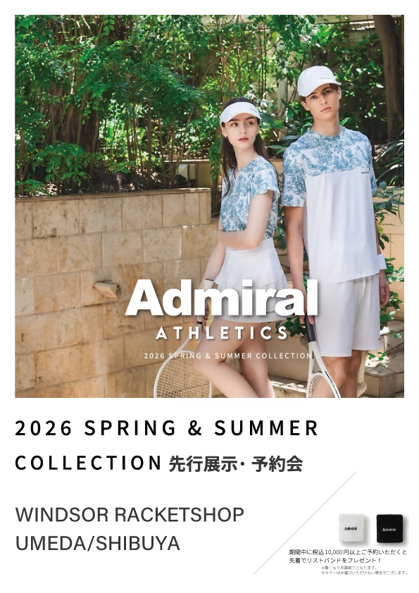 渋谷店限定開催 ✨Admiral 2026春夏 先行展示・予約会✨ 渋谷店：8/18