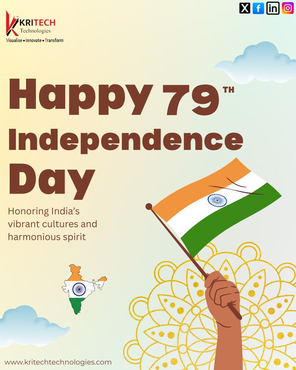 ✨ Happy Independence Day!
Honoring our heroes, celebrating our freedom, and dreaming of a brighter future.
Let the tricolor always fly high with pride, peace, and unity 🇮🇳🕊️
 Jai Hind! 🙏🔥
#IndependenceDay #JaiHind #ProudToBeIndian