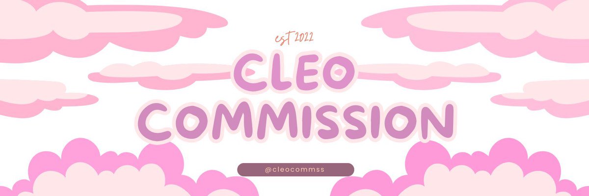 cleo is open; lf clients 🎀 tweet media