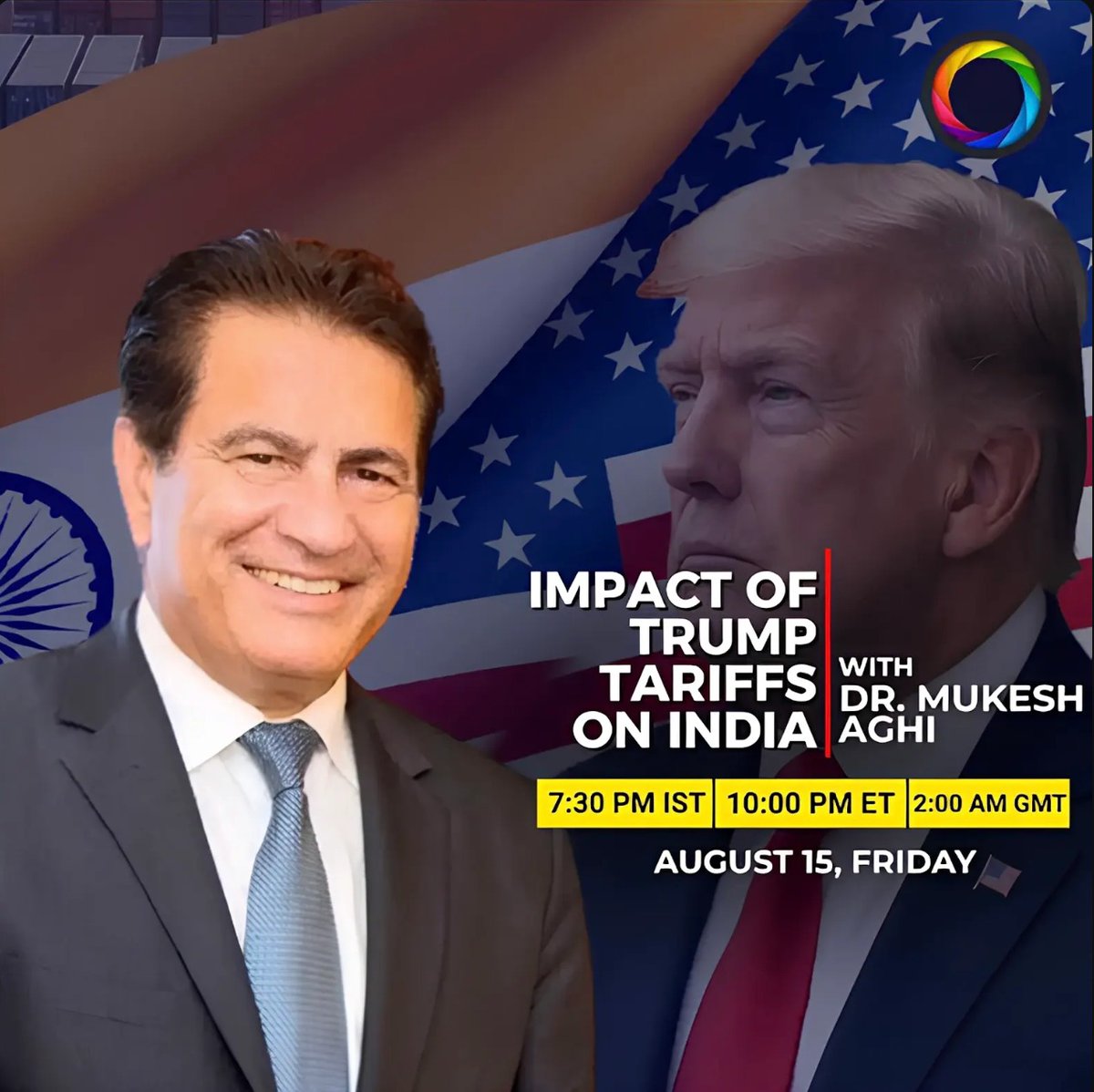 NewsX World (@newsx) on Twitter photo FL SEASON 3, EPISODE 26: Trump's 50% tariffs on India, the future of US-India trade ties, India's tilt towards Global South and the impact on Indian-Americans. Dr. Mukesh Agi, President, USISPF, discusses all this and more on NewsX World at 7.30 pm IST.
<a href="/MukeshAghi/">Mukesh Aghi</a> <a href="/USISPForum/">US-India Strategic Partnership Forum</a> FL SEASON 3, EPISODE 26: Trump's 50% tariffs on India, the future of US-India trade ties, India's tilt towards Global South and the impact on Indian-Americans. Dr. Mukesh Agi, President, USISPF, discusses all this and more on NewsX World at 7.30 pm IST.
<a href="/MukeshAghi/">Mukesh Aghi</a> <a href="/USISPForum/">US-India Strategic Partnership Forum</a>