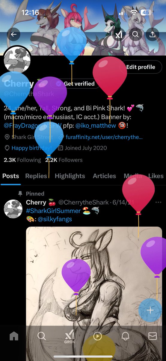 BALLOONS! THEY’VE RETURNED TO TAKE ME NO-