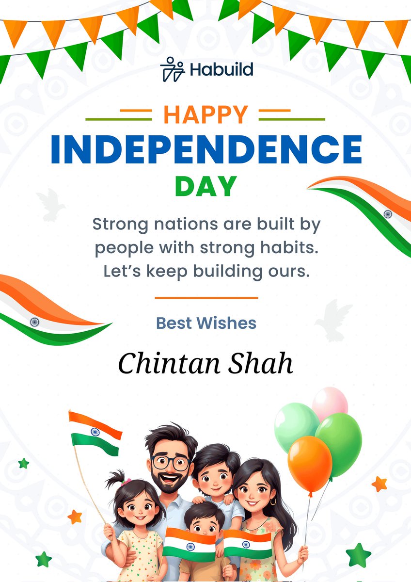 Chintan Shah (@chintancshah) on Twitter photo Happy Independence Day 🇮🇳 Happy Independence Day 🇮🇳
