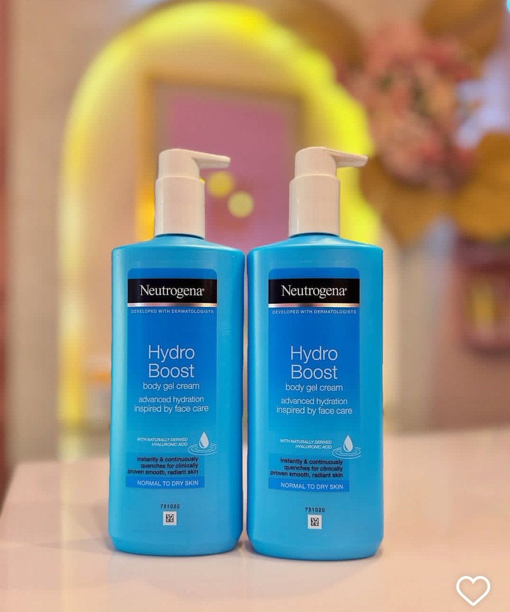 Neutrogena Hydro Boost Body Lotion Gel 

Price 🏷️: ₦19,000

To order 🛍️🛒: kindly send a DM