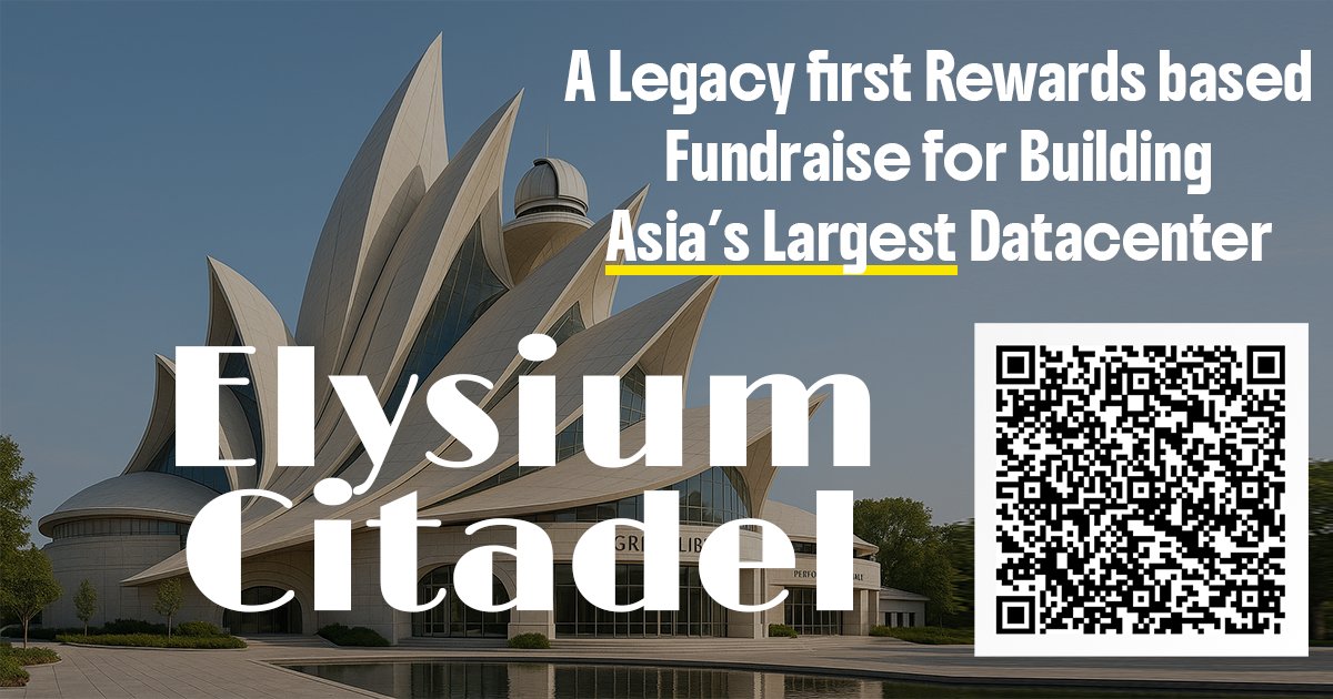 thinkxis's tweet photo. Time for Digital Freedom.
We’re building Elysium Citadel — Asia’s largest datacenter &amp; research hub, right here in India.
Be part of the #legacy

https://t.co/UXdZnf829t
@narendramodi #IndependenceDay #BharatAt78 #AzadiKaAmritMahotsav #AtmanirbharBharat #TechIndia #ElysiumCitadel https://t.co/UmUyl3Yy8w
