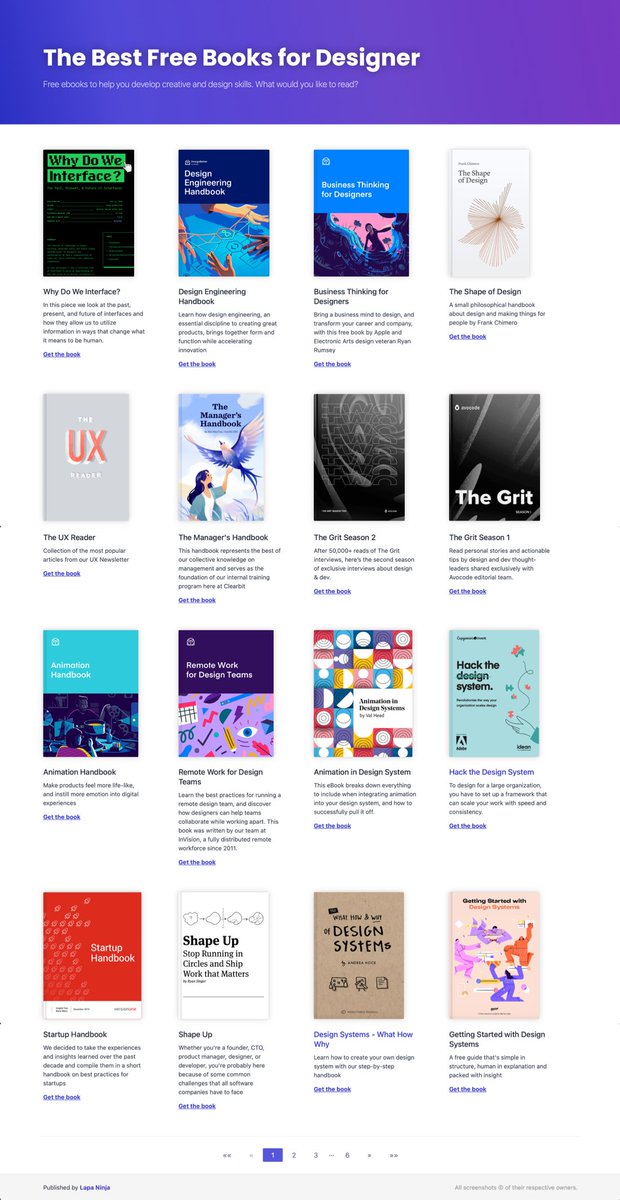 uxlinks's tweet photo. Excellent Resource with FREE eBooks for Designers to 10x Your Knowledge! 🙌 

Save to Bookmarks for reference 🔖

FREE Book Collections for:
- Design systems
- User Experience (UX)
- Visual design
- Usability
- Typography
- Front-End Development
- Startup
- Career

#UX #UI #UXDesign #UIDesign #UserExperience #ProductDesign