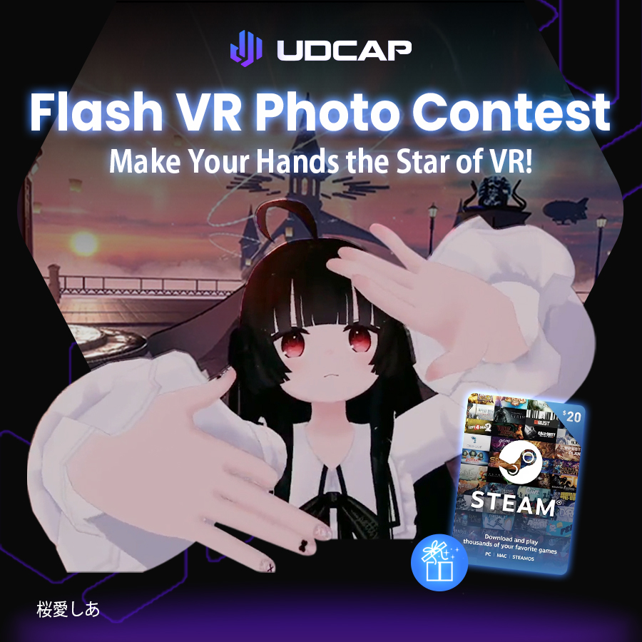 YuDie_Metaverse's tweet photo. ⚡Flash VR Photo Contest! ⚡
Make Your Hands the Star of VR! 🌟
📅 How to Join:
1️⃣ Snap a photo in VR gameplay showing your best hand action
2️⃣ Post it and @UDCAP
📌 Tags: #UDCAP #HandsInVR #VRChatPhotos
⏳ Winners Announced: Next Friday
🎁 Prizes:
🏆 Most Likes → $25 Steam Gift Card
⭐ Official Pick → $25 Steam Gift Card
🎫 Bonus → Everyone who joins gets 10% OFF UDCAP VR Gloves