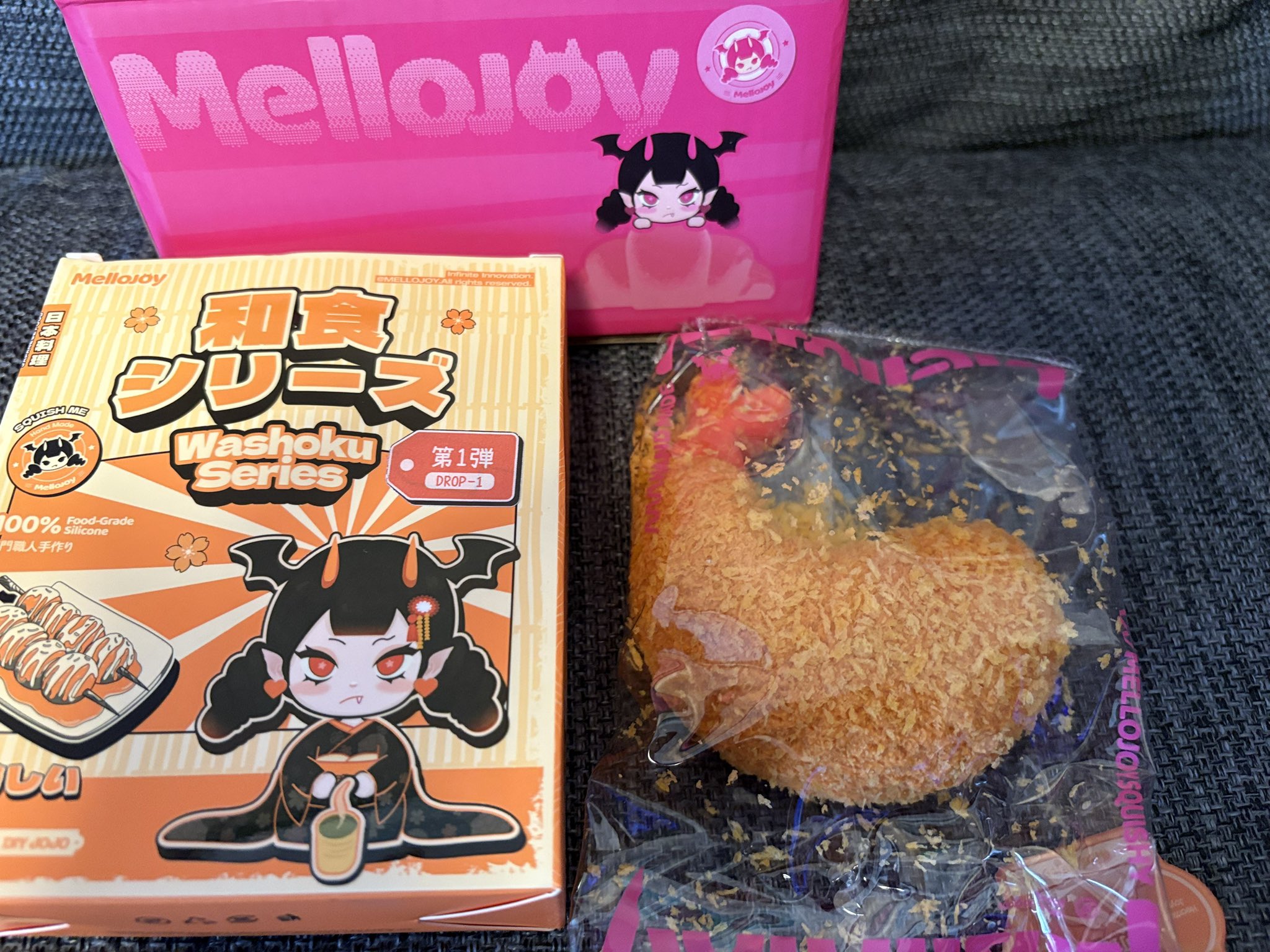 し*ま様 mellojoy スクイーズ　パルミエ&猫爪 メロジョイ Mellojoy JOJOスクイーズ 猫爪 チーズ