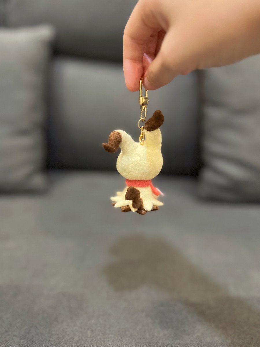 ミミッキュキーホルダー💛💛💛 #羊毛フェルト #ポケモン #ミミッキュ