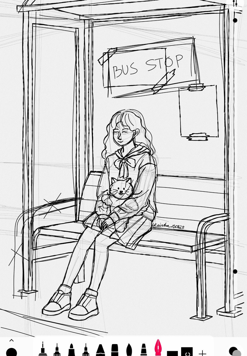 it’s such a mess every time i draw a human figure 😵‍💫😵‍💫 sometimes it takes 1 hour just to sketch 🤕🤕 and maybe theres still something off here idk 🤷🏻‍♀️🤷🏻‍♀️
and yeah im still using reference poses, i can't just use my imagination ☹️☹️ #wip #art