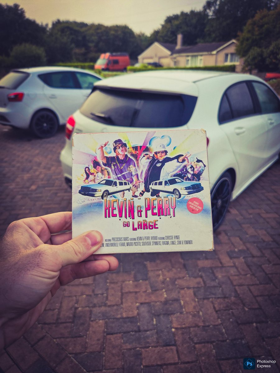 RobHosking1's tweet photo. There's only 1 choice of soundtrack for the airport drive, when you're off to #Ibiza and it's the #KevinAndPerry 25th anniversary party ππβοΈ https://t.co/tv1nhGyuqx