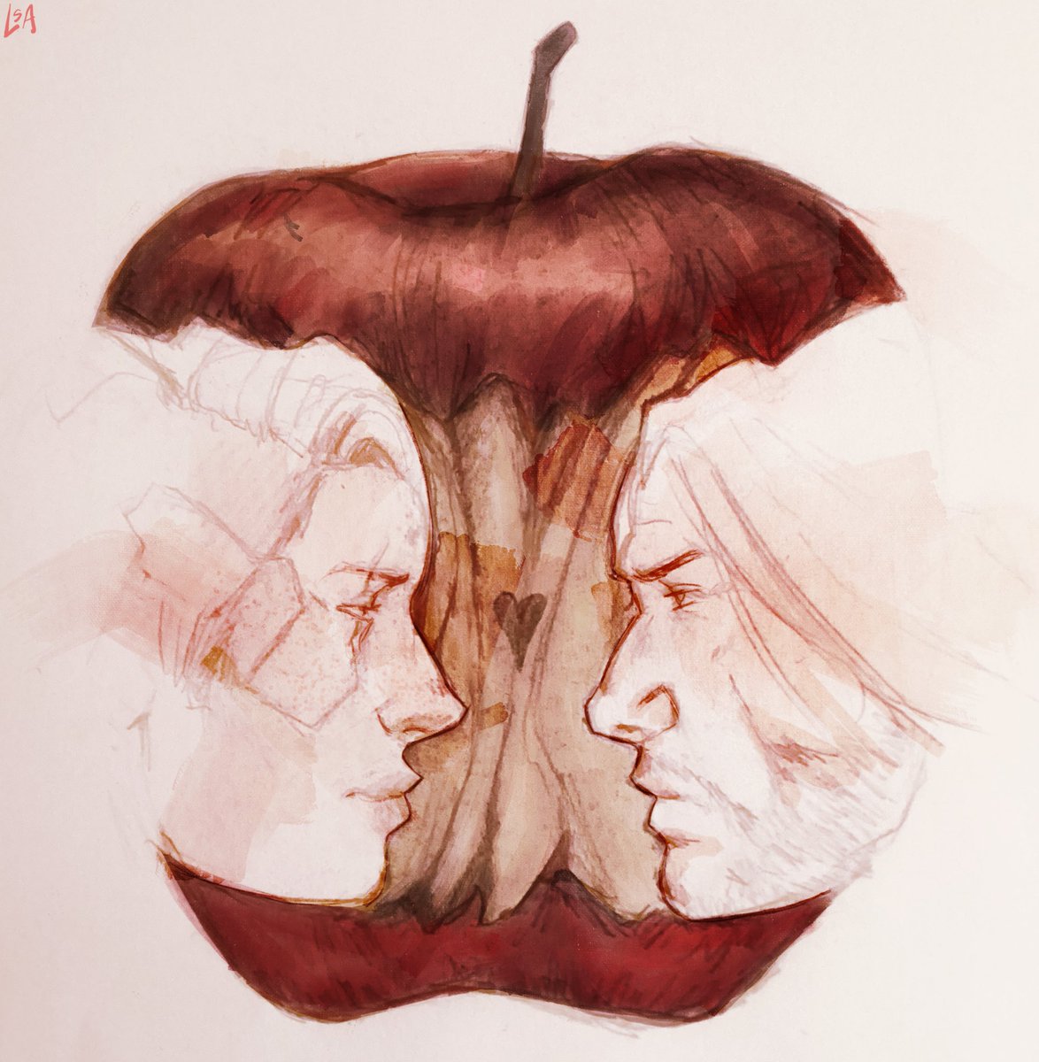 lovesickastel's tweet photo. Love Of Two Is One 🍎
#cyberpunk2077 #silverv #JohnnySilverhand #v https://t.co/Re16MAuNl9