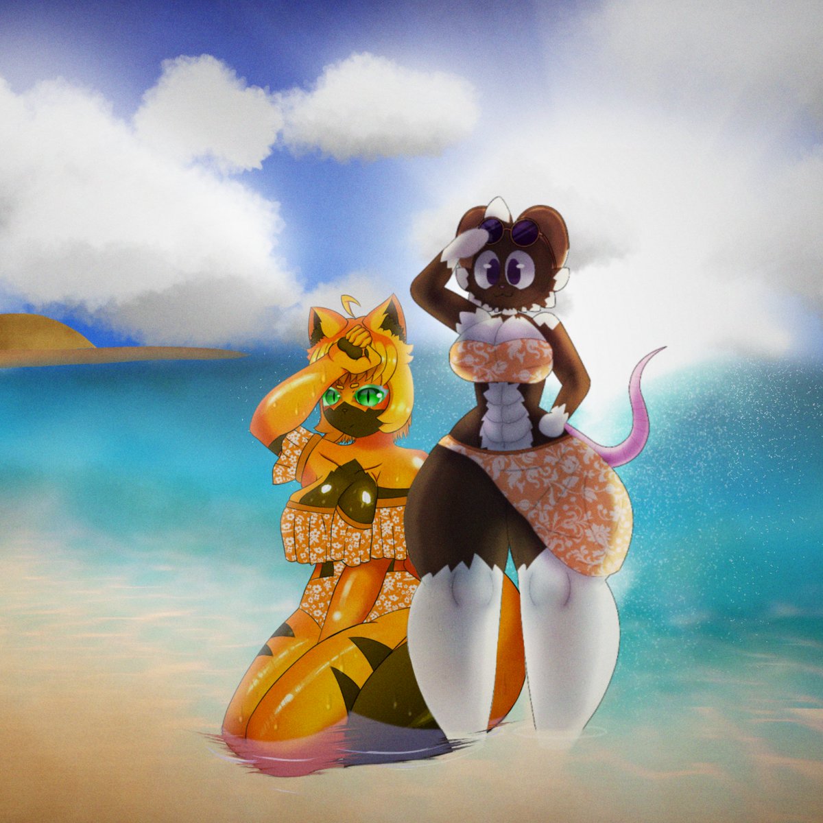 Collab with
<a href="/WhiteLoafProto/">WhiteLoafProto</a> 
#furry #furryartwork #digitalart 

I'm still alive, the school is fucking killing me